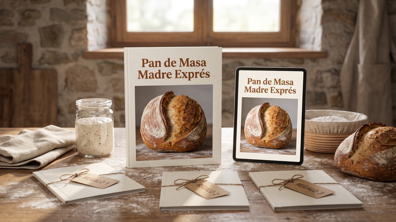 Pan de Masa Madre Exprés: la guía con los tres regalos